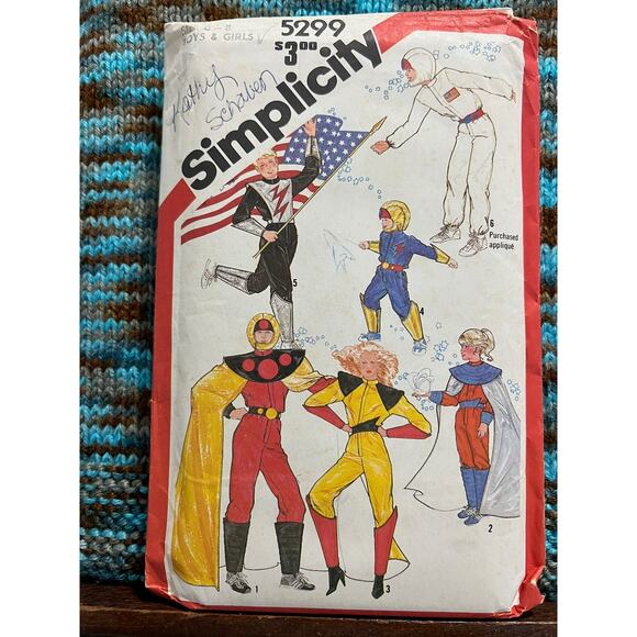 Simplicity sewing pattern  5299 kids jumpsuit space costume - Picture 1 of 5